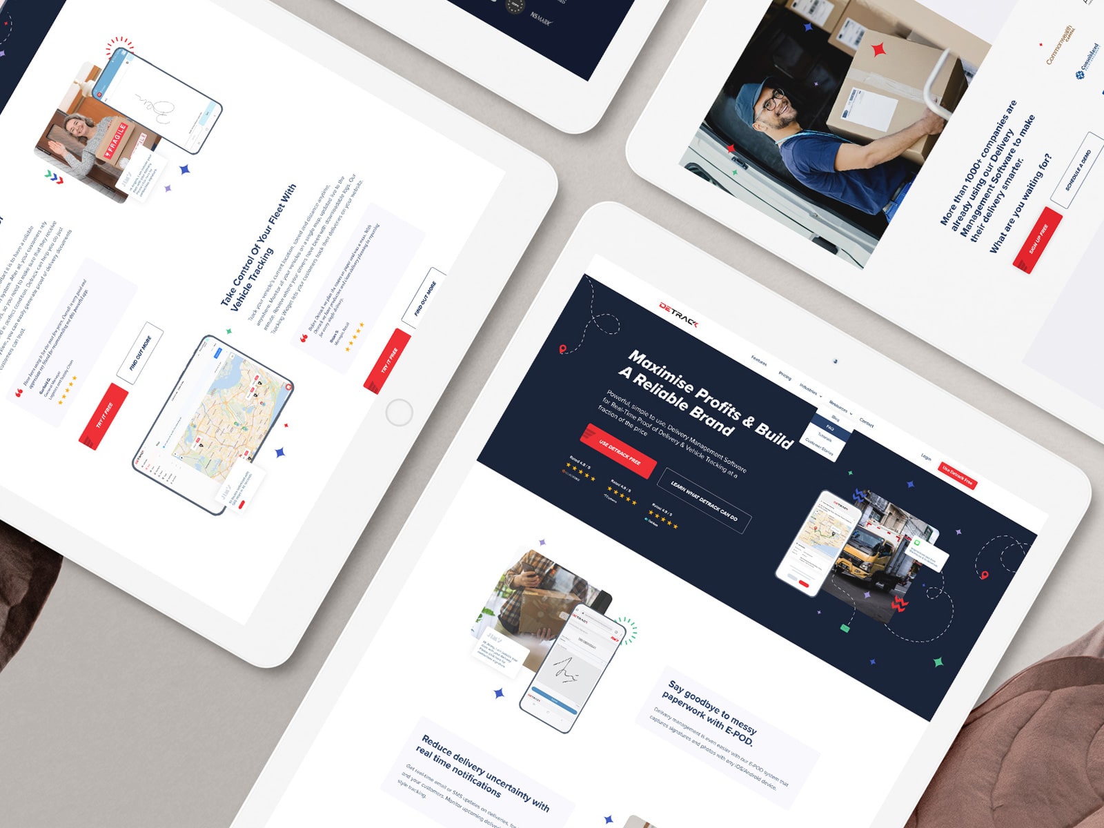 Thumpnail of Detack website design